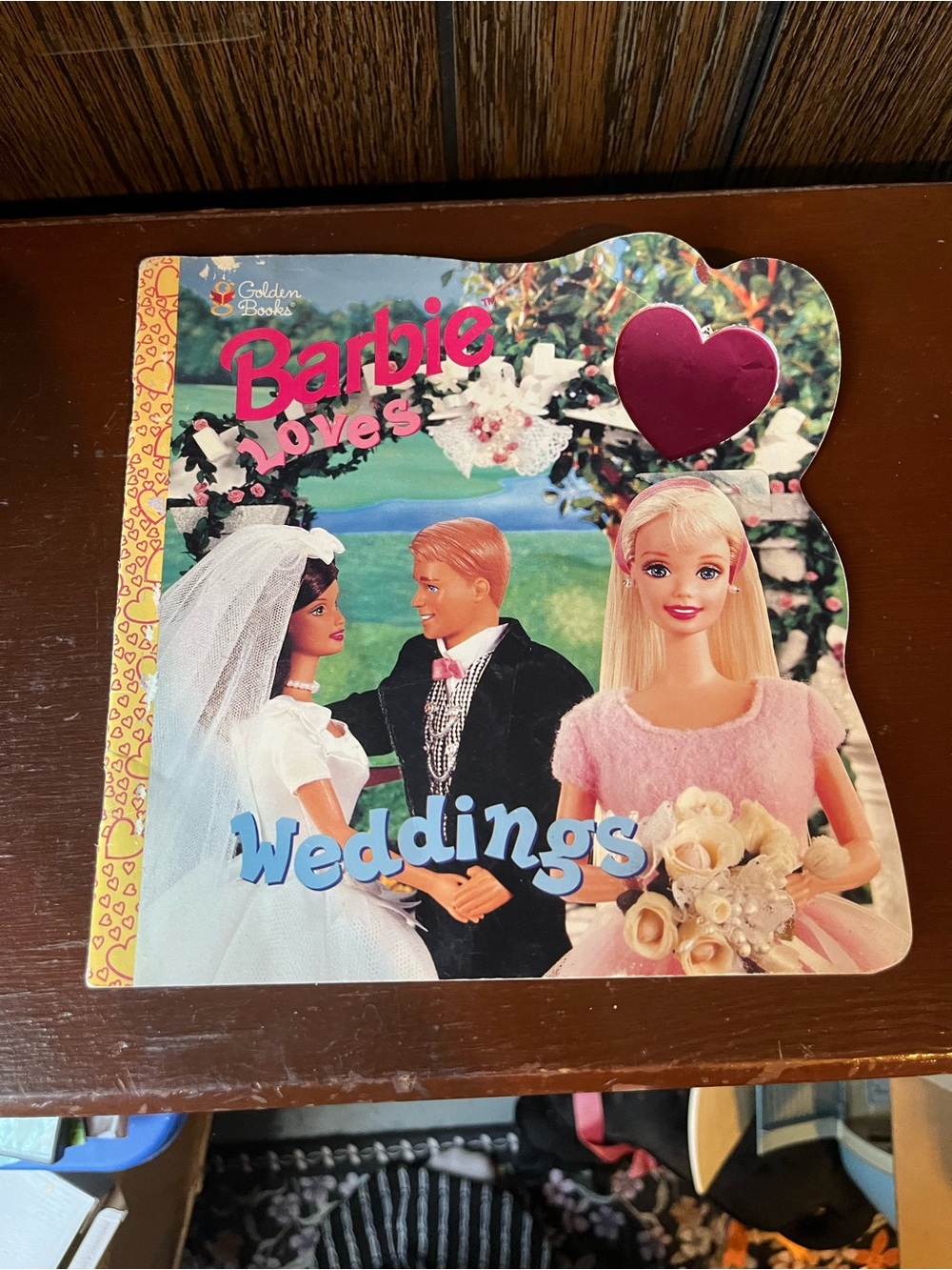Vintage 1998 Barbie Loves Weddings by Jana Pokriefke A Golden Book Mattel Rare